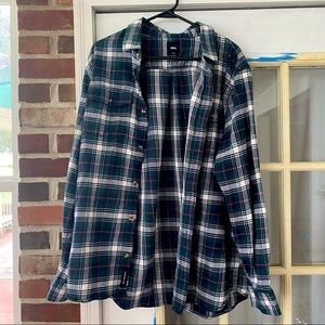 Vans Large Green Flannel